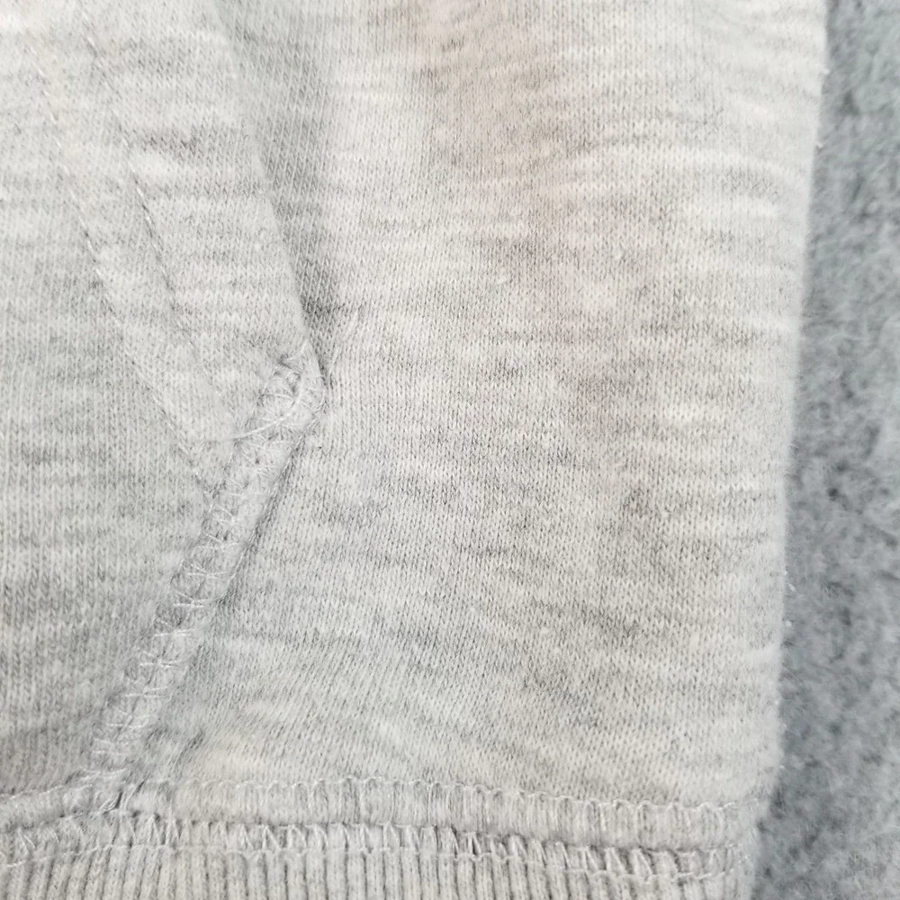 Champion Hoodie Kids 5 6 Gray Script Logo Spellout Pullover Sweatshirt Casual